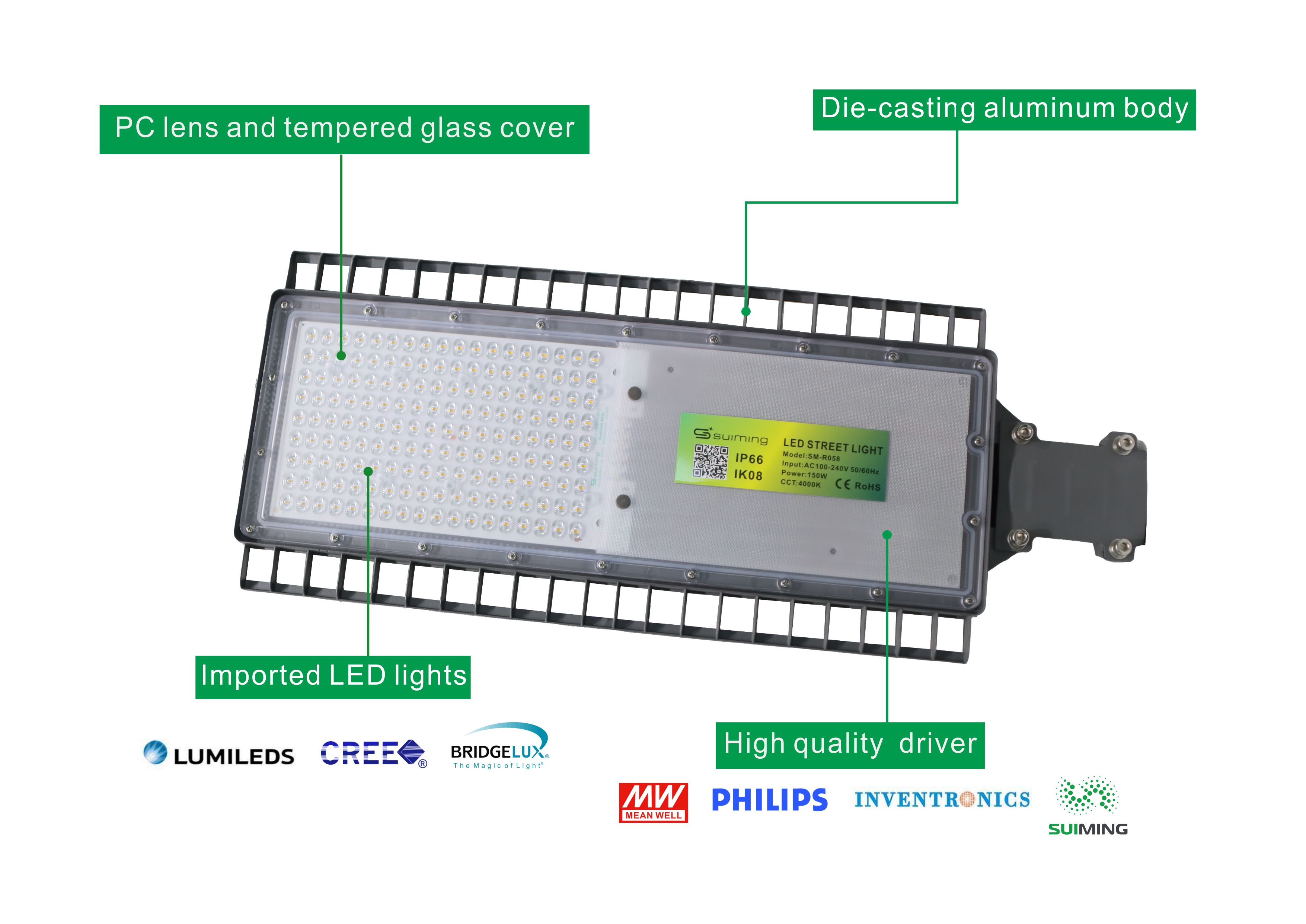 Suiming LED Street Light SM R0586示意图